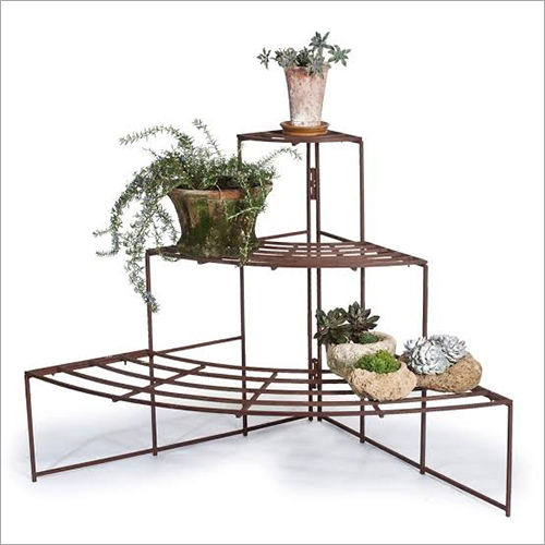 Paint Coated Wrought Iron Planter Stand