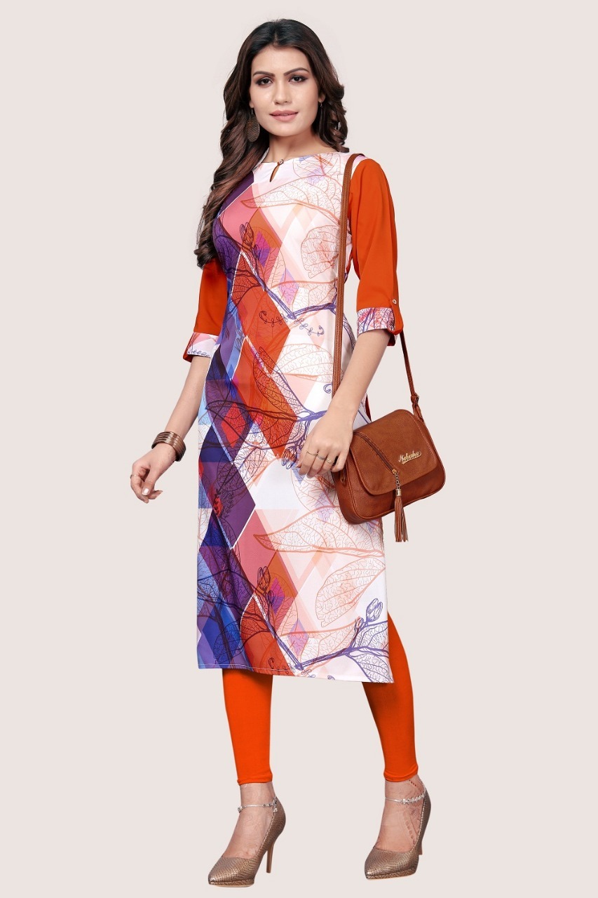 Festival Wear Heavy America Crepe Kurti