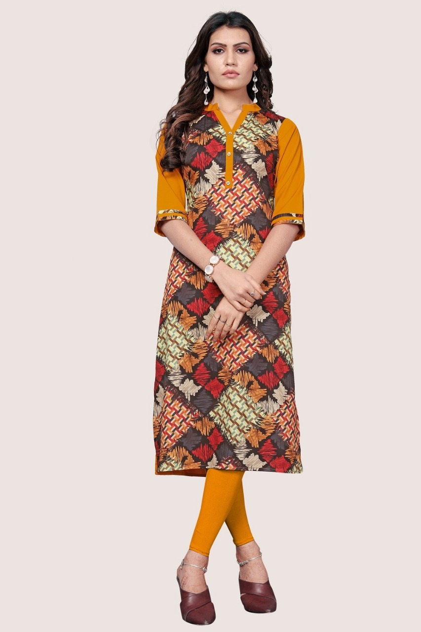 Festival Wear Heavy America Crepe Kurti