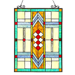 Stained Glass Screen Netting Material: Fiberglass