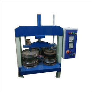Hydraulic Double Die Paper Plate Machine - Steel, 12-Inch Die, Blue | High Speed, Double Die, Efficient, Durable, Easy Operation, Low Maintenance