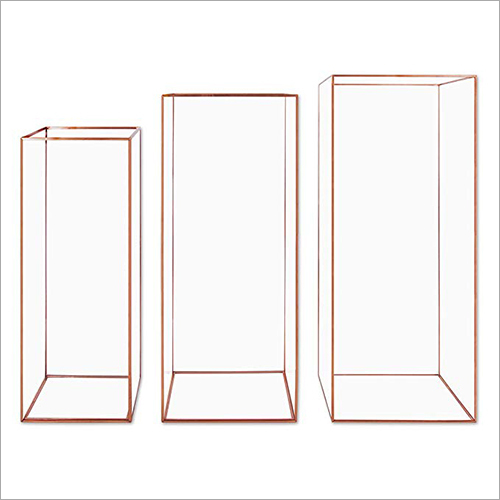Copper Cuboid Candle Holder Use: Birthday Gift