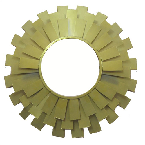 Designer Wall Mirror - Polished Metal and Glass | Durable, Available in All Sizes, Suitable for Commercial and Residential Use