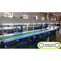 Gray Assembly Line Pvc Belt Conveyors