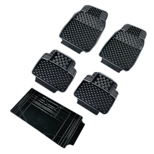 Black PVC Car Mats