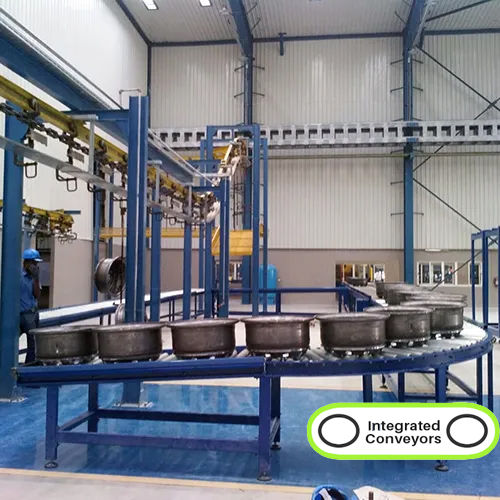 90 Degree Roller Conveyor System