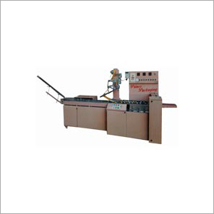 On Edge Biscuit Packing Machine - Stainless Steel, Semi-Automatic 220V | Human Machine Interface, Low Power Consumption, 1-Year Warranty