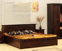 Solid Wood Bed Kuber