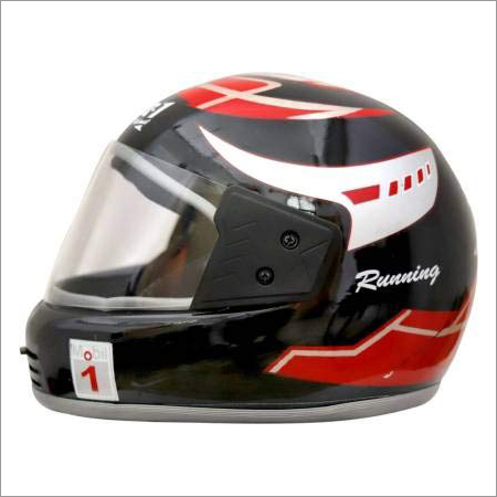 Full Face ISI Black Helmet - PVC Material | Designed for Two-Wheeler Safety and Comfort