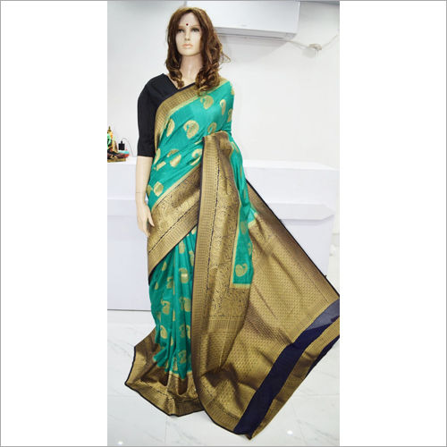 Available In Different Colors Designer Banarasi Tussar Saree