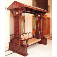 Indian Wooden Carved Swing