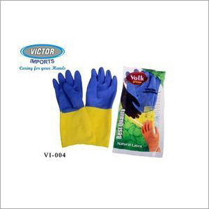 Flock lined Wrinkle Rubber gloves, For Industrial at Rs 70/pair in Dindigul