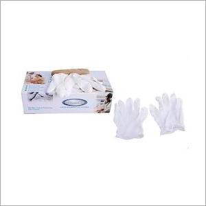 White Diamond Latex Powdered Examinations Hand Gloves