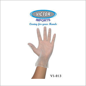 Vinyl Powder Free Examination Hand Gloves Clear