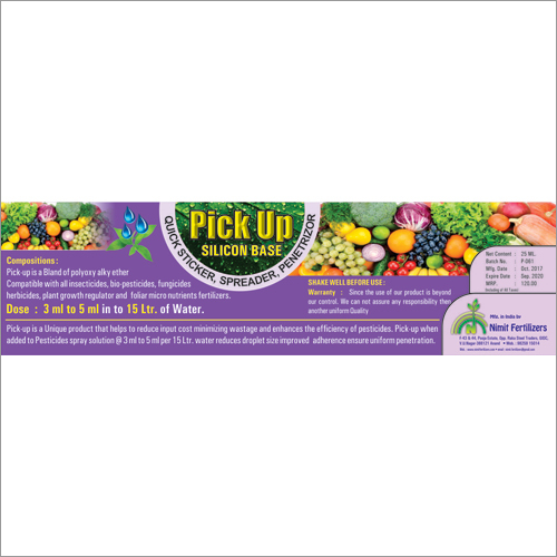 Spreader Sticker And Penetrator Fertilizers