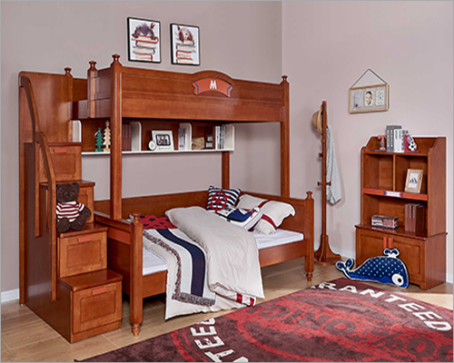 Wooden Children Bunk Bed Furniture, Childrens Bunk Bed Furniture