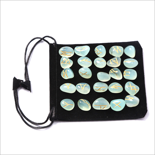 Aqua Rune Stone Set