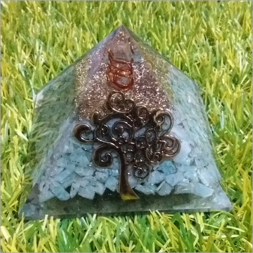 Orgone Amazonite With Logo Pyramid