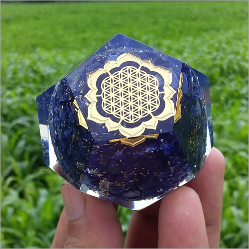Orgone Lapis Dodecahedron Pyramid
