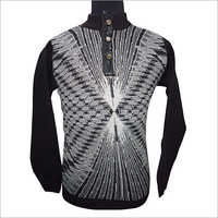Mens Collar Full Sleeve Sweater