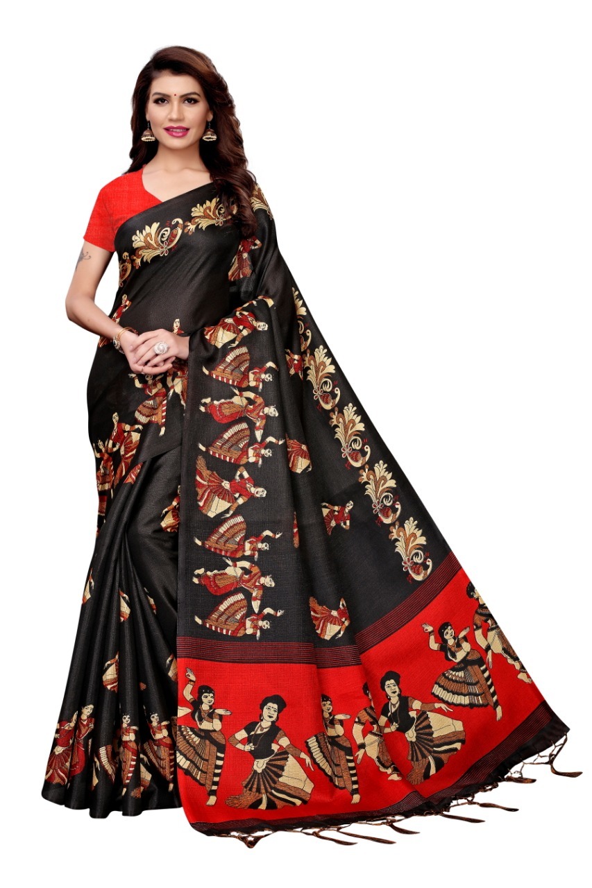 Design Kalamkari silk Saree