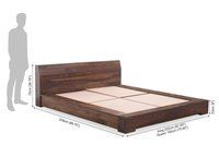 Solid Wood Platform Bed