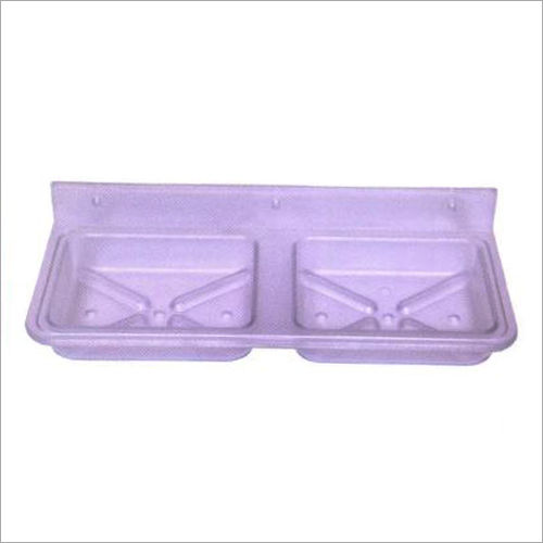 Square Double Soap Dish