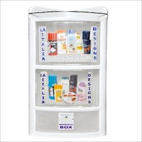 Sliding Door Corner Cabinet - Polypropylene Material, Customized Size, White Color | Eye-catch Design, Lightweight, Easy Corner Mounting