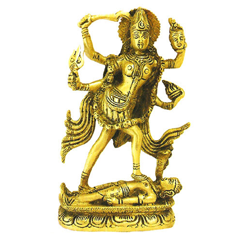 Brass Goddess Kali Statue