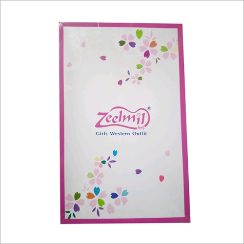 Girls Wear Packaging Box - Laminated Paper, 9.5"x14.5"x2", Glossy Red Finish | Rigid, Uv Offset Printing, High Quality Design