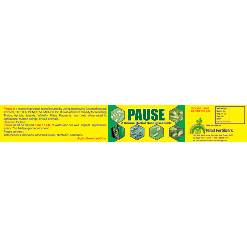 Herbal Pause Base Insecticide