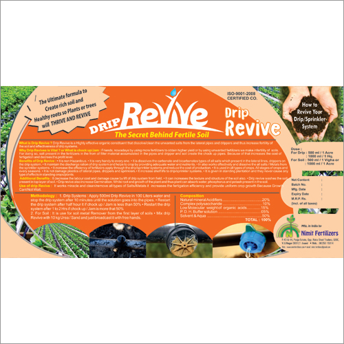 Drip Cleaner Fertilizers