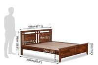 Solid Wood Bed Tencent