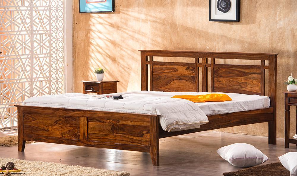 Solid Wood Bed Tencent