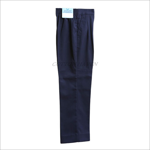 Boys Black Peated Trouser