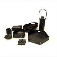 Leather Tray Set