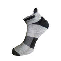 Striped High Ankle Socks