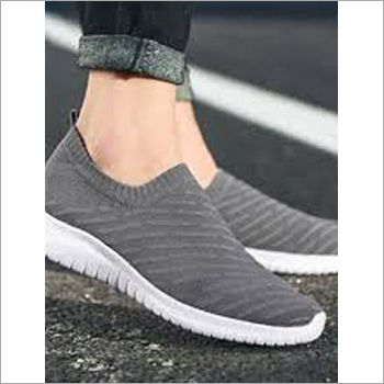 Gray Boys Fancy Knitted Shoes at Price 