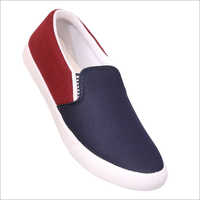 Mens Blue And Red Loafer