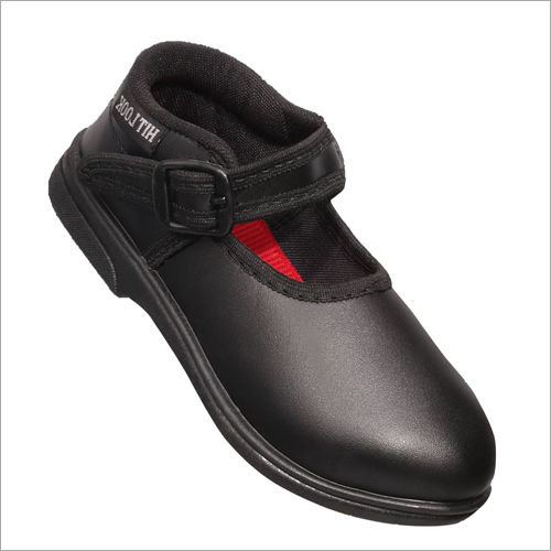 Black School Belly Shoes - Insole Material: Pvc