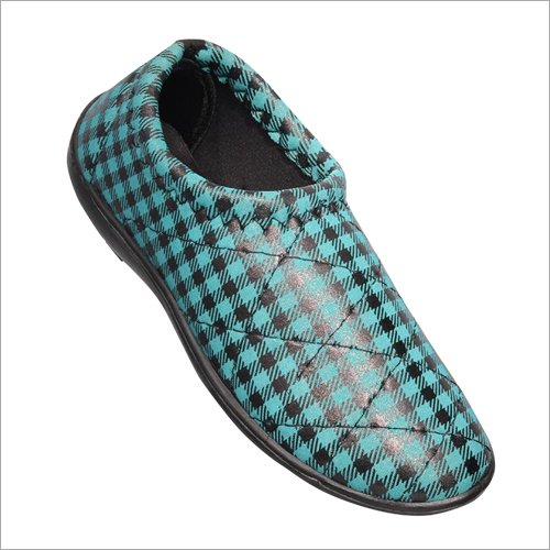Available In Different Color Green Printed Slip On Shoes