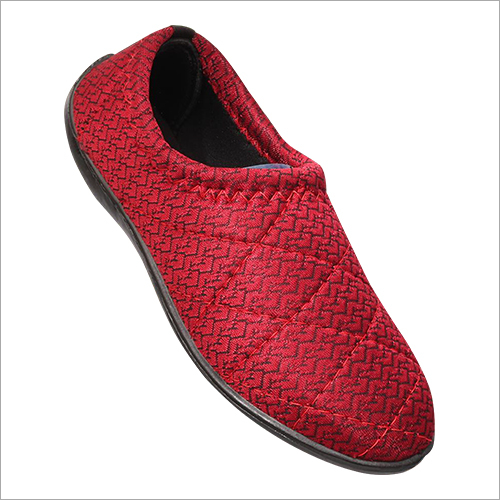 Ladies Red Slip On Shoes