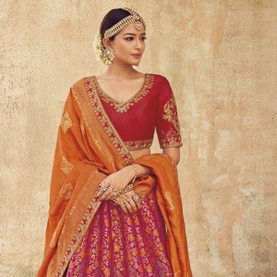 As Per Requirement Banarasi Lehenga