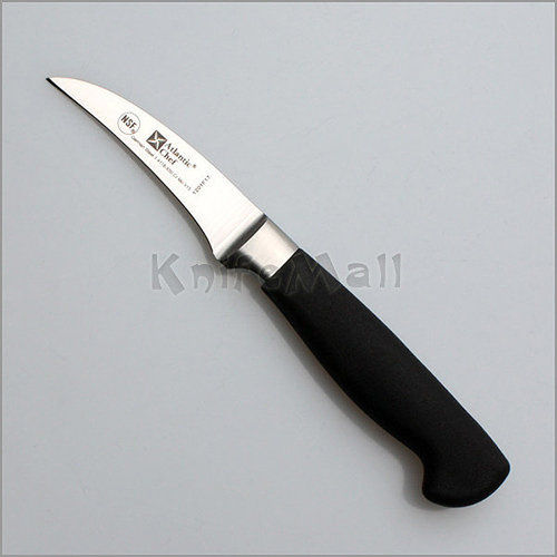 Black Atlantic Chef Curved Paring Knife 8 Cm 1201F17 Premium Nsf