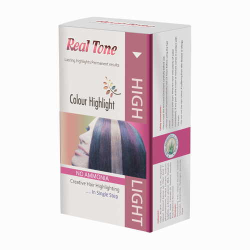 Real Tone Hair Color Highlights