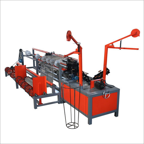 Automatic Double Wire Chain Link Fence Machine