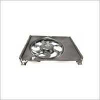 Engine Cooling Fan - Plastic And Metal, 450x350x100 Mm, Matte Black | Low Noise 50 Db, Corrosion-resistant, 50,000 Hours Life