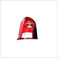 Tail Lamp Rh - Plastic, Standard Size, Red And White | Wired Connection, Corrosion Resistant, Glossy Finish