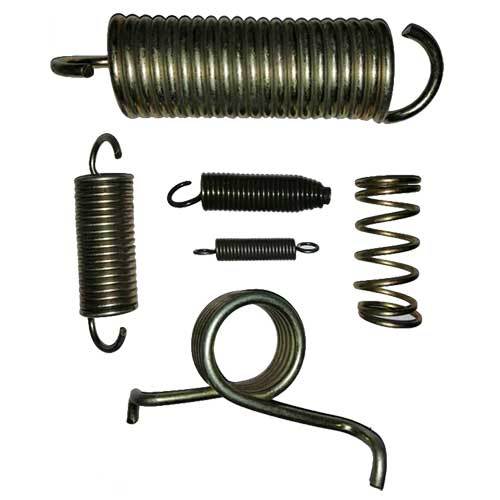 Earthmoving Spring - Metal, 20-150 kg | Black Color, General Use for Earthmoving Machines