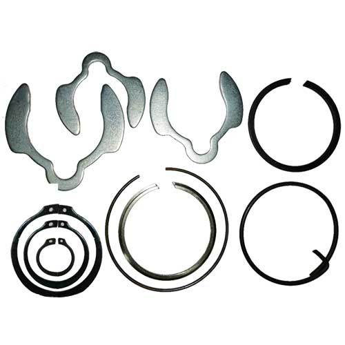 Earthmoving Circlip And Lock - Other Material, Weight 0.1-0.8 kg, Black and Silver | Suitable for Earthmoving Machinery